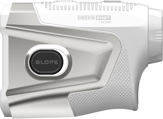 GL1000 Range Finder Golf with Slope Switch, 900 Yards Rechargeable Range Finder for Hunter, 7X Magnification Golf Laser Range Finder, Magnetic Strip, Flag Pole Locking with Pulse Vibration
